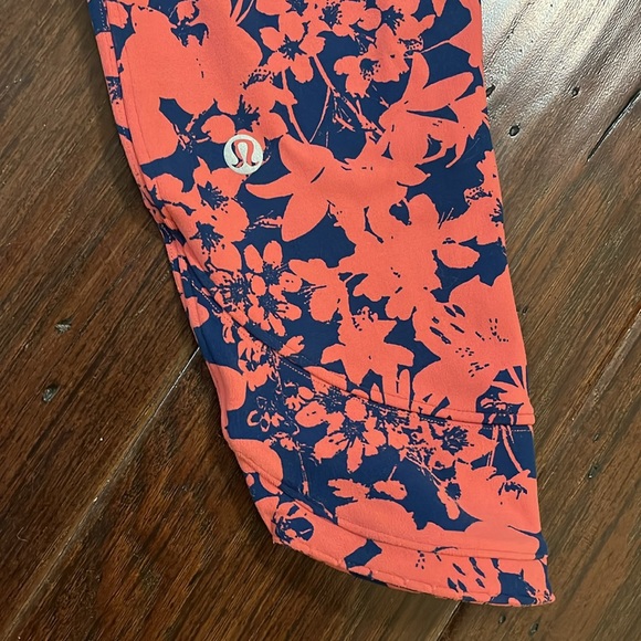 Lululemon All You Do Tight *25" Efflorescent Dark Canyon Onyx Blue Size 6 - Picture 8 of 9